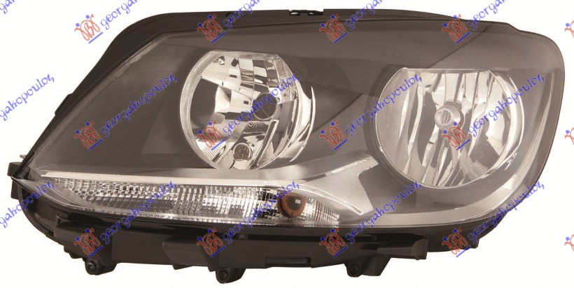 FAR ELEKTRICNI (H7/H15) (SA MOTOROM) (TYC) - LEVO