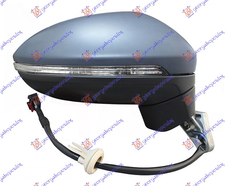 RETROVIZOR ELEKTRICNI SA GREJACEM PM (MIGAVAC) (KONVEKSNO STAKLO)