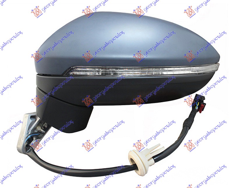 RETROVIZOR ELEKTRICNI SA GREJACEM PM (ELEKTRO-SKLOPIV) (MIGAVAC) (SVETLO) (13 PI