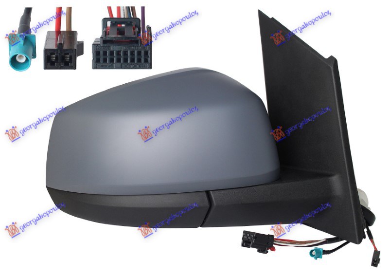 RETROVIZOR ELEKTRICNI SA GREJACEM PM (ELEKTRO-SKLOPIV) (MRTAV UGAO) (CIP RADIO A
