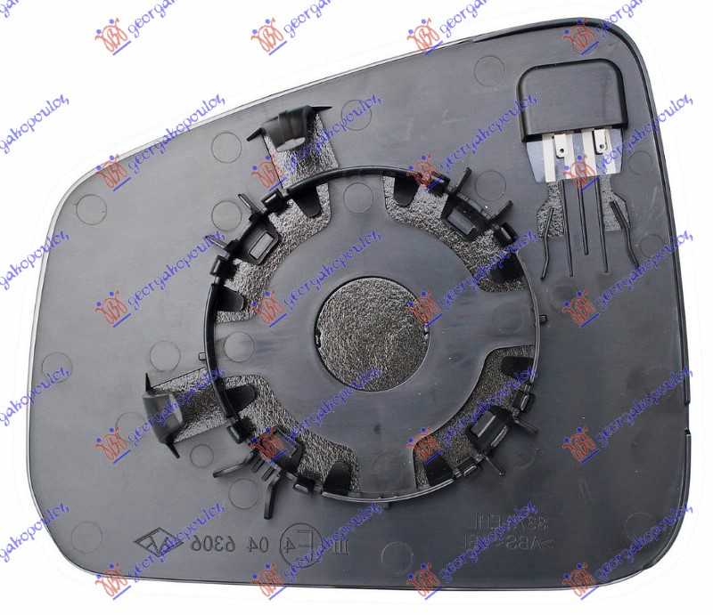 STAKLO RETROVIZORA SA GREJACEM (KONVEKSNO STAKLO) - DESNO