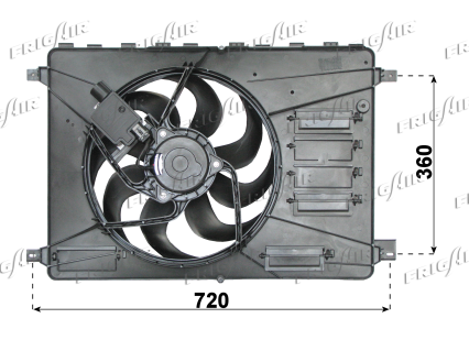 VENTILATOR KOMPLET (1.6/2.0 BENZIN - 1.8/2.0 DIZEL)