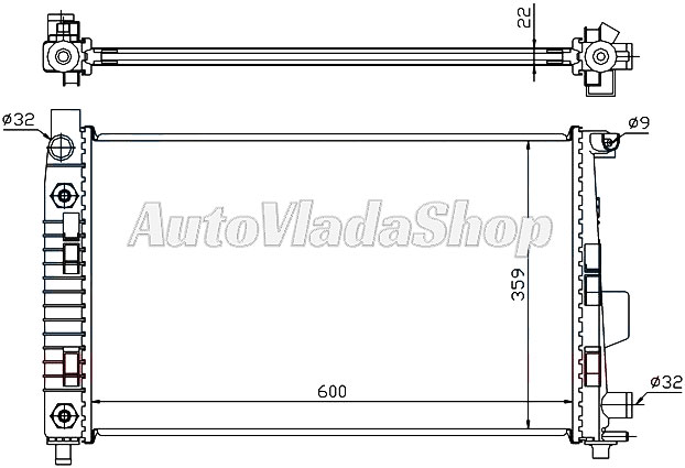 HLADNJAK MERCEDES 168  140-160-190-170CDI