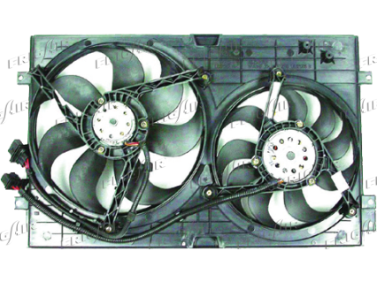 VENTILATOR HLADNJAKA (DUPLI) KOMPLET (BENZIN/DIZEL)