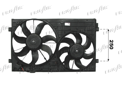 VENTILATOR (DUPLI) KOMPLET (BENZIN/DIZEL) (HLADNJAK 45cm)