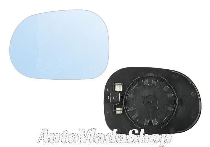 STAKLO RETROVIZORA SA GREJACEM PLAVO -02 (ASFERICNO) - LEVO