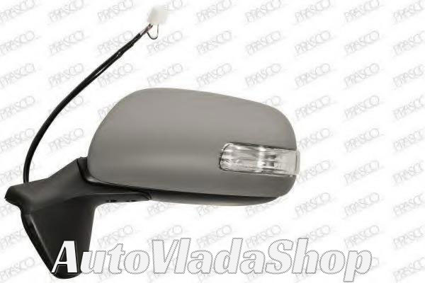RETROVIZOR ELEKTRICNI SA GREJACEM PM (MIGAVAC) (A KVALITET) (ASFERICNO STAKLO) - LEVO