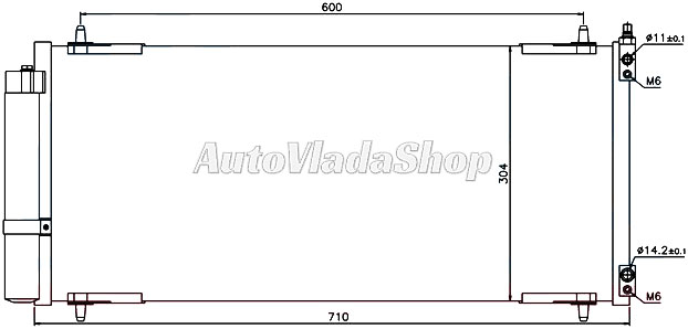 HLADNJAK KLIME CITROEN C5 22HDI PEUGEOT 607