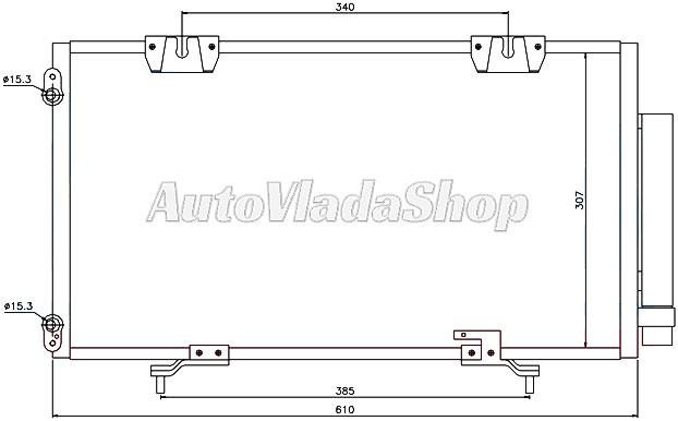 HLADNJAK KLIME TOYOTA  AVENSIS 97-