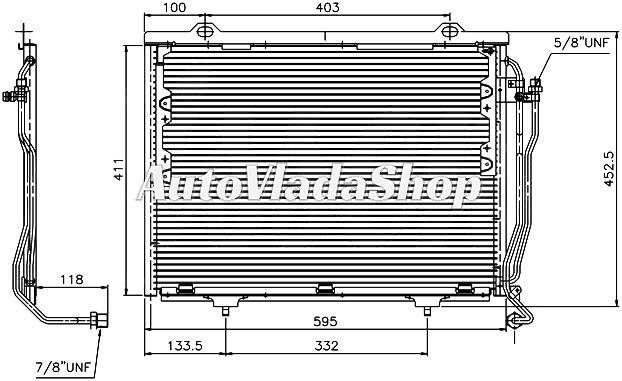 HLADNJAK KLIME 2.2D 16V CDi (54.5x41x1.6)