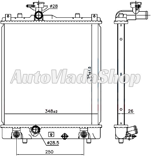 HLADNJAK SUZUKI IGNIS 00-03 13i AUT