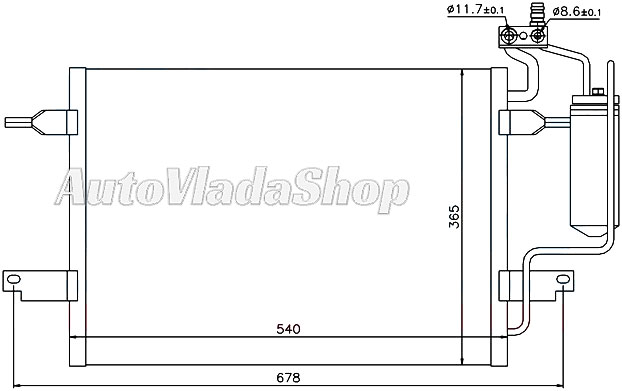 HLADNJAK  KLIME OPEL MERIVA