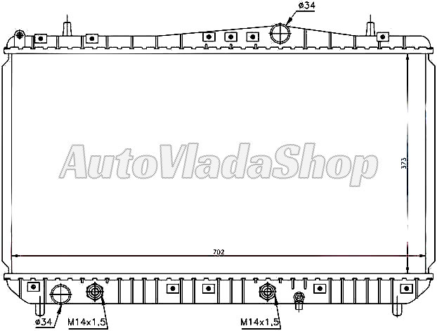 HLADNJAK DAEWOO TACUMA 16-18-20 AC+/- MAN/AUT / REZZO