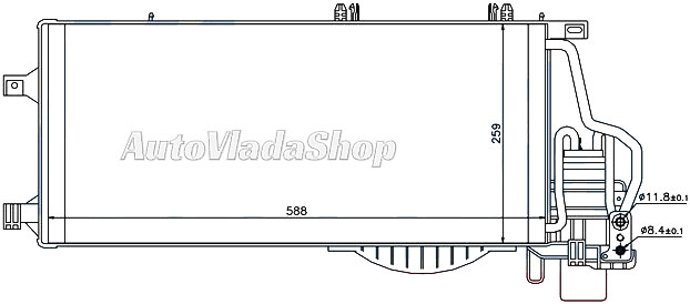 HLADNJAK KLIME 1.7 CDTI (54x26) -03