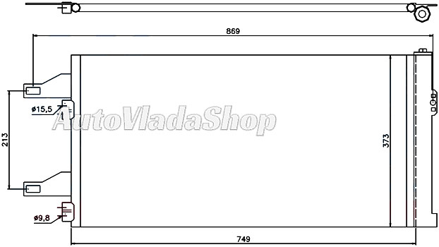 HLADNJAK  KLIME FIAT DUCATO 06- DUAL