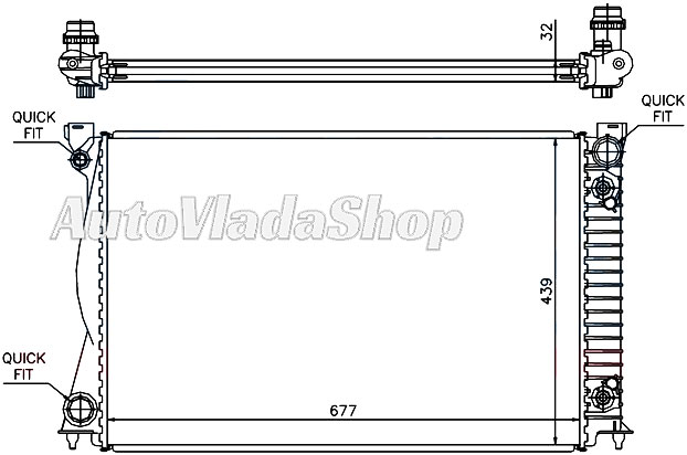 HLADNJAK AUDI  A6  04-  27TDI-30TDI  AC+/-  AUT