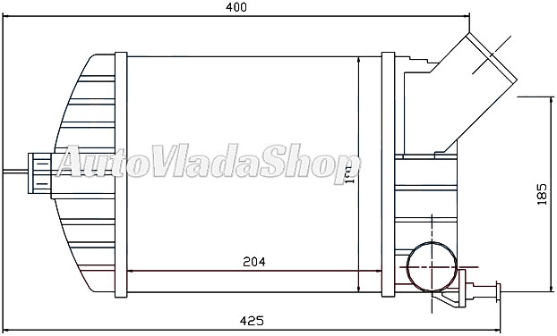 HLADNJAK INTERCOOLERA FIAT PUNTO 19JTD